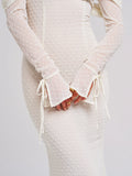 Kaia Long Sleeve Off Shoulder Maxi Dress