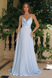 A LINE SPAGHETTI STRAP MAXI DRESS
