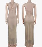 SEQUIN MAXI DRESS