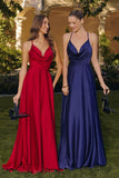 A LINE SPAGHETTI STRAP MAXI DRESS