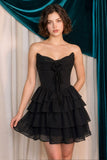 MINI RUFFLE DRESS
