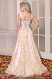 FLORAL A LINE GOWN