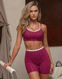 WORKOUT BIKER SHORTS SET