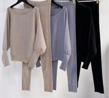 TWO PIECE KNIT LEGGING SET