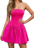 DROP WAIST MINI DRESS