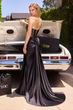 EMBELLISHED SWEETHEART NECK GOWN