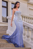 SEQUIN REMOVABLE SLEEVE GOWN