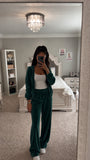 Zip-Up Outerwear and Pants Set