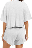 WAFFLE SHORTS SET
