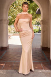TWO PIECE FITTED STRAPLESS GOWN