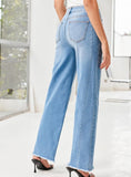 WIDE LEG STRETCH JEANS