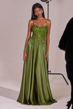 SATIN & LACE A-LINE DRESS - PREORDER