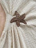 SHELL CROCHET MINI DRESS