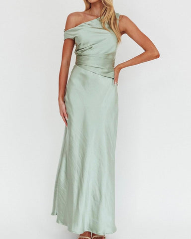 Palmer Silver Glitter Drop Waist Maxi Dress SHOP DDMINE Palmer Silver Glitter Drop Waist Maxi Dress SHOP DDMINE