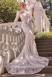 STRAPLESS MERMAID WEDDING GOWN & BOLERO - PREORDER