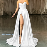 A LINE WEDDING GOWN