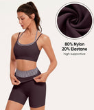 WORKOUT BIKER SHORTS SET