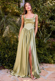 A LINE FIT AND FLARE GOWN