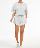 WAFFLE SHORTS SET