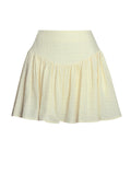 Odelie Yellow Drop Waist Seersucker Full Skirt