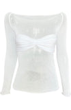 SOUTIEN-GORGE EN MAILLE À ÉPAULES DÉNUDÉES