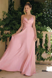 A LINE SPAGHETTI STRAP MAXI DRESS
