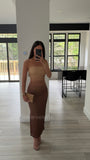 OMBRÉ STRETCH MAXI DRESS