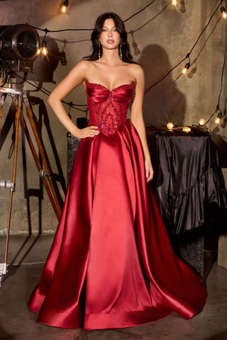 ELEGANCE A LINE GOWN