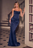 TWO PIECE FITTED STRAPLESS GOWN
