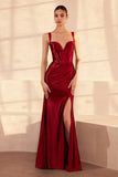 DEEP V FITTED GOWN