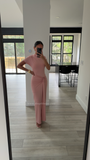 BODYCON RUCHED MAXI GOWN