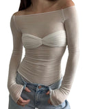 SOUTIEN-GORGE EN MAILLE À ÉPAULES DÉNUDÉES