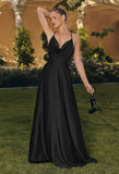 A LINE SPAGHETTI STRAP MAXI DRESS