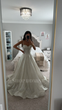GLITTER BODICE WEDDING BALL GOWN