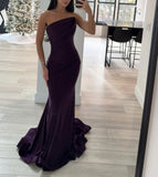 STRAPLESS CLEAN CUT GOWN