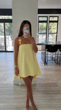 Floral Strap Mini A-Line Dress