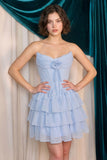 MINI RUFFLE DRESS