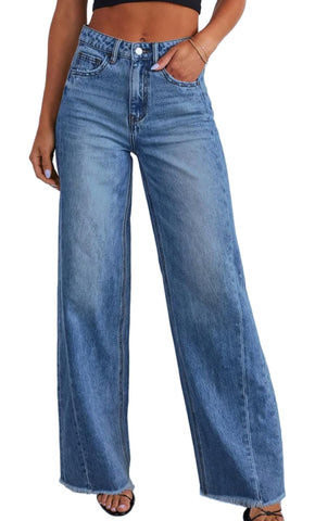 WIDE LEG STRETCH JEANS