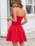 DROP WAIST MINI DRESS