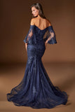 LONG SLEEVE LACE GOWN
