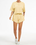 WAFFLE SHORTS SET