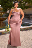 TWO PIECE FITTED STRAPLESS GOWN