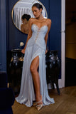 DROP WAIST CRYSTAL GOWN