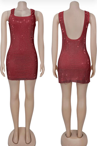 SEQUIN MINI DRESS