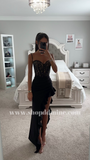 ROBE LONGUE CORSET EN DENTELLE NOIRE JULIA