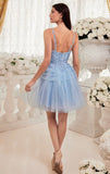 A LINE PLEATED SHORT DRESS