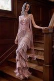 FITTED FRINGE DRESS WITH EMBELLISHED DETAILS - PREORDER