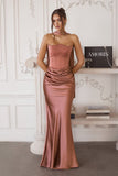 STRAPLESS CORSET SCARF GOWN