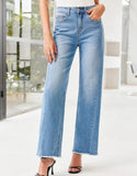 WIDE LEG STRETCH JEANS