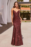 FITTED SEQUIN MERMAID GOWN